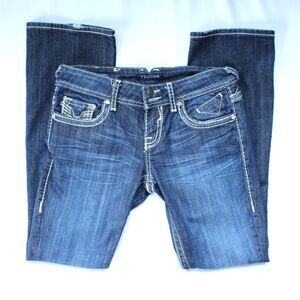 Vigoss Women's Blue and Navy Jeans